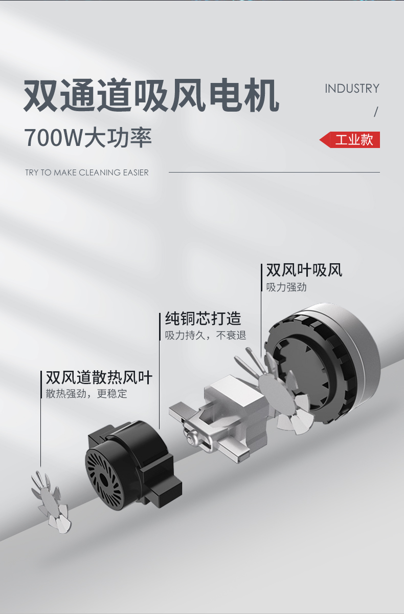 揚子吸塵器C1工業(yè)吸塵器(圖9)